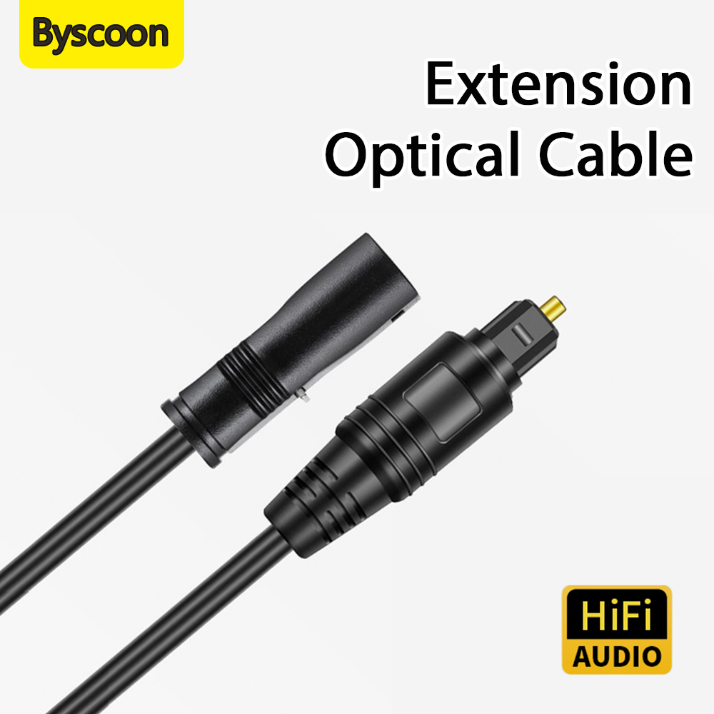 Home Cinema Onkyo 5.1 - Optical Cable Extension Female-to-Male Fiber Digital