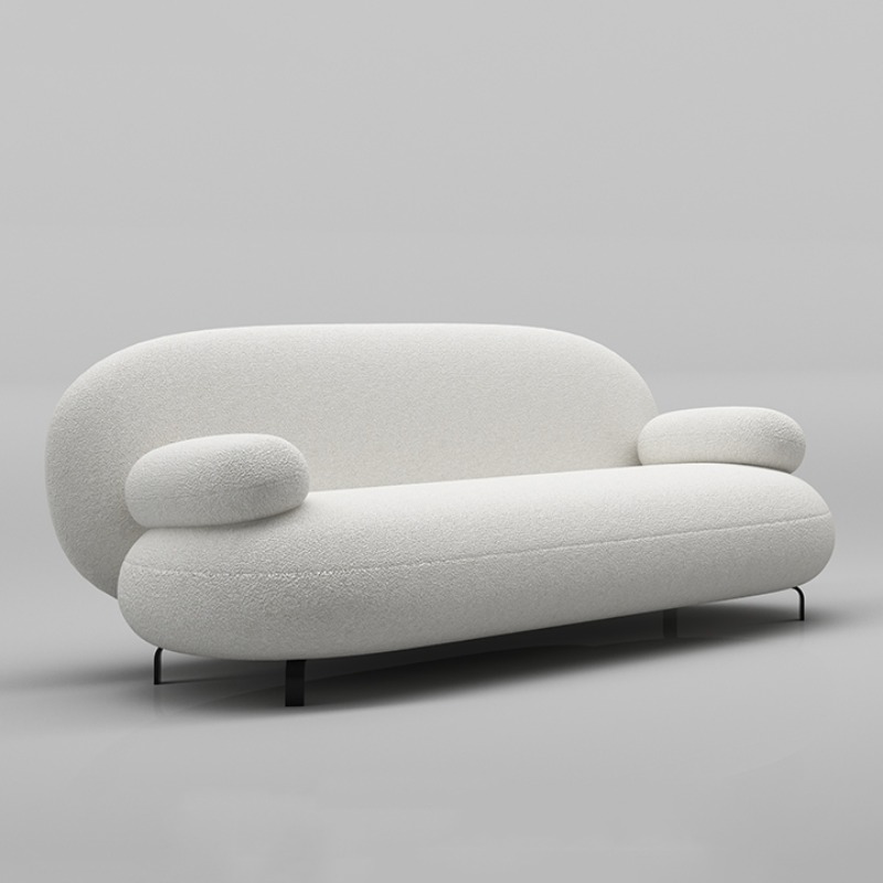 Home Cinema Lounge - Minimalist Soft Living Room Sofas Floor