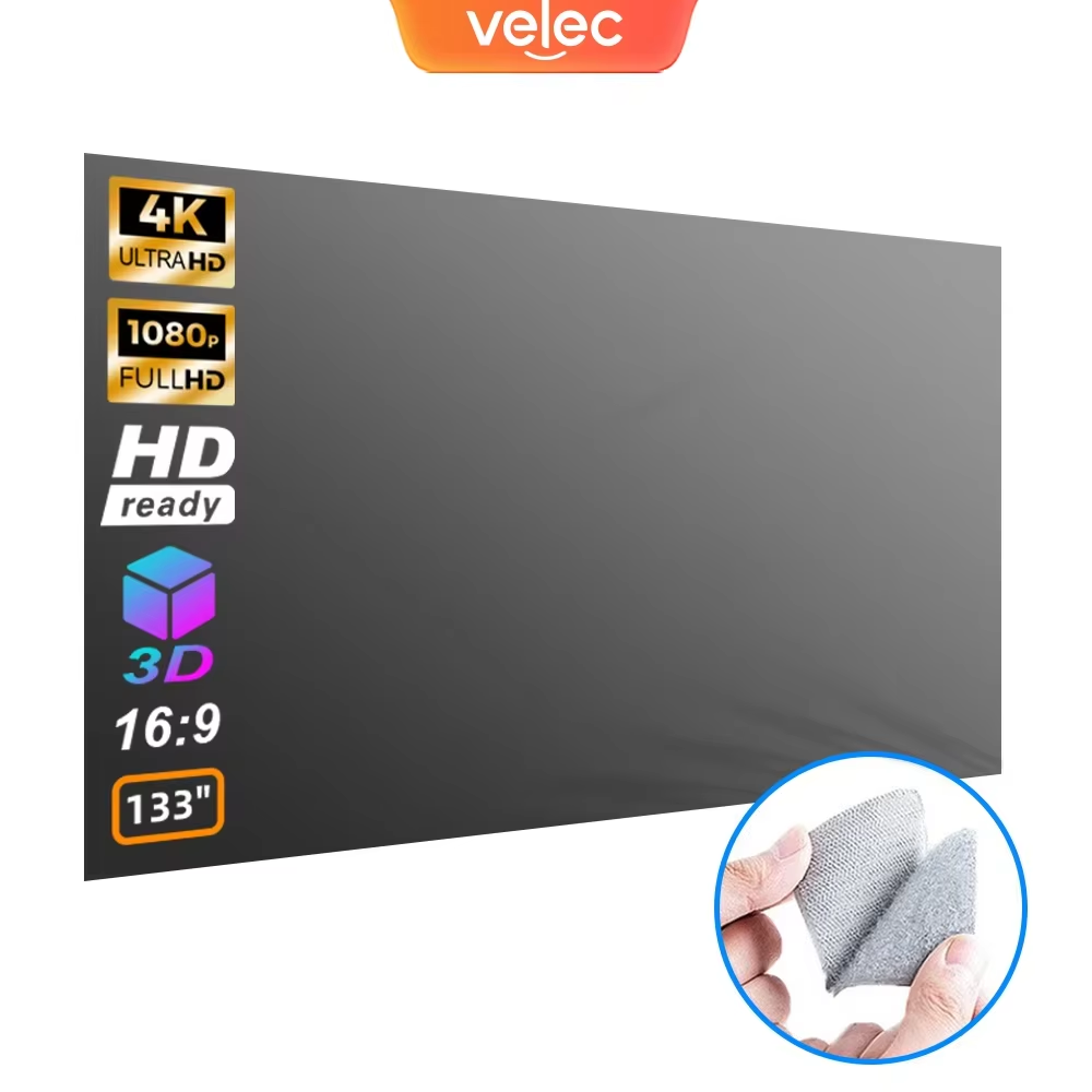 Projector Screen 100 Inch - Universal Projector Screen 80/100/120 Inches Portable