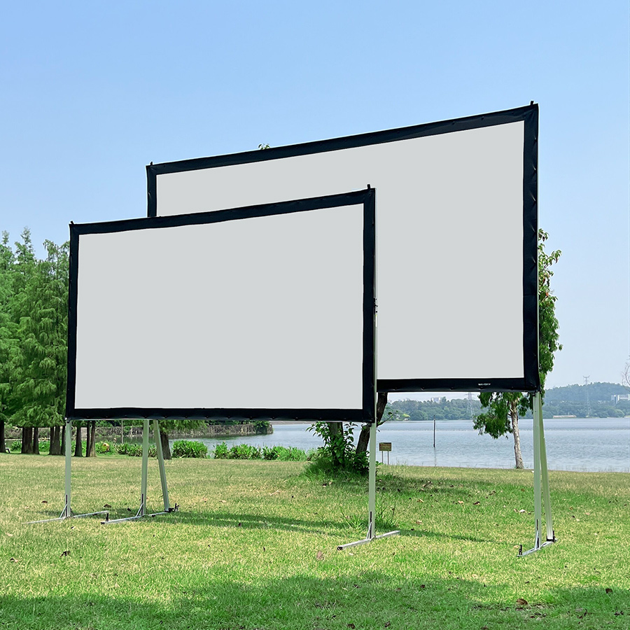 Projector Screen 100 Inch - Projector Screen with Stand 120 inch