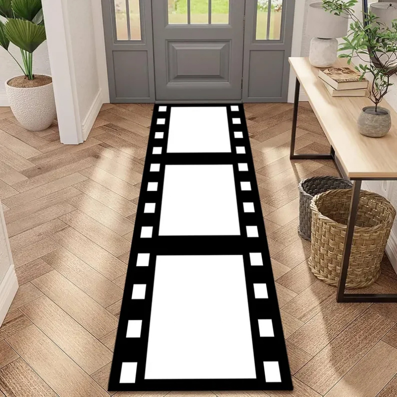 Home Cinema Tickets - Vintage Cinema Ticket Film Theme Carpet