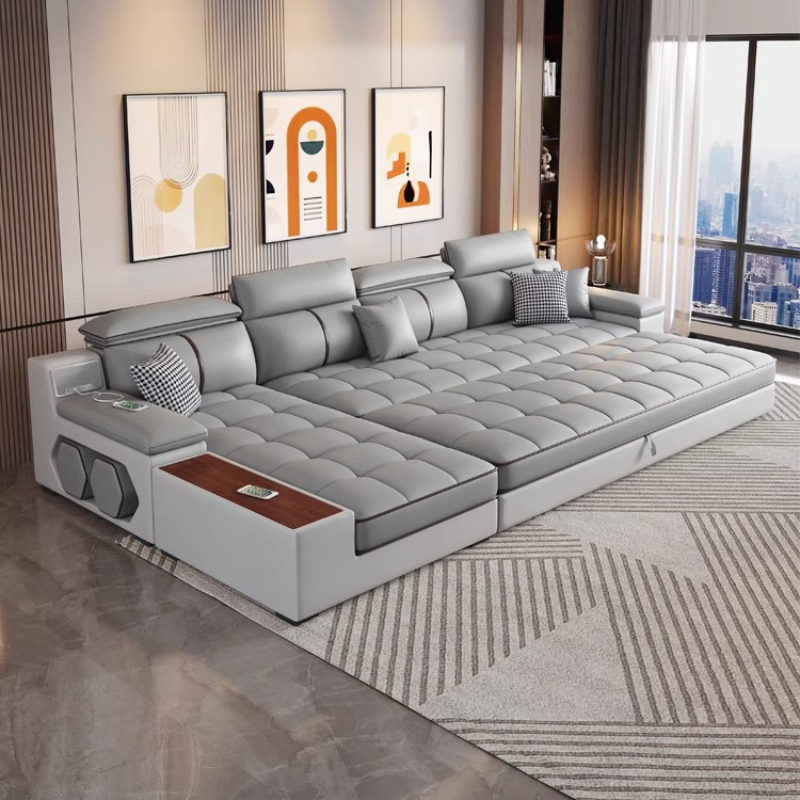 Home Cinema In Small Room - Small Apartment Armchairs Sofas Bed Storage