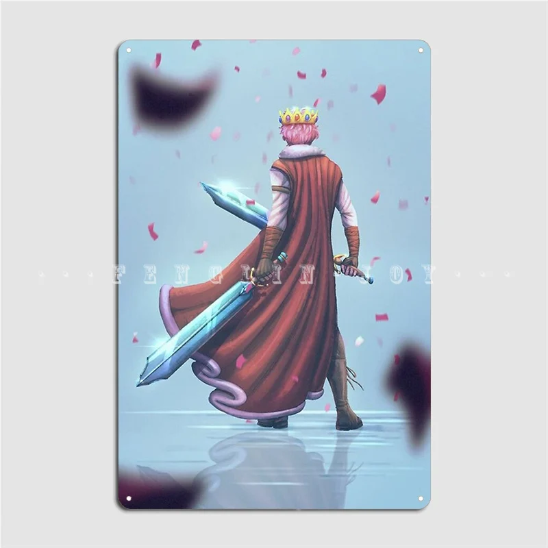 Home Cinema King - Technoblade King Poster Metal Plaque Club