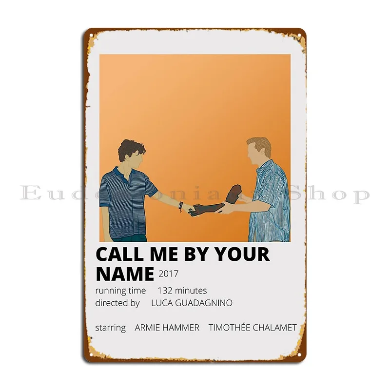 Call Me Metal Sign Wall Mural  - Home Cinema Wall Design recension och pris
