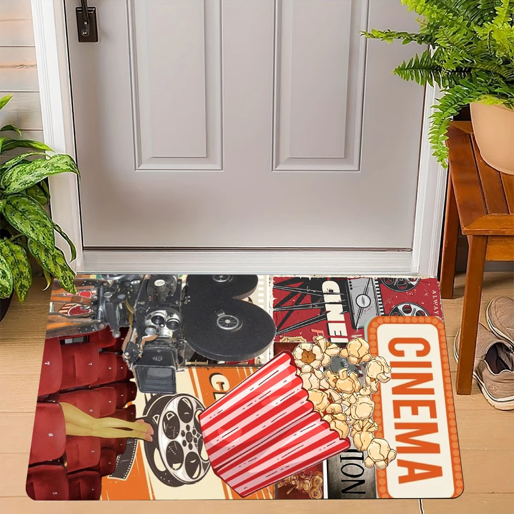 Cinema Theme Door Mat Various  - Home Cinema Tickets recension och pris