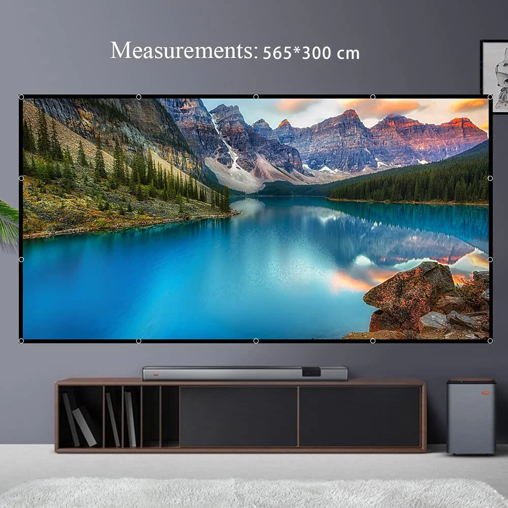 MIXITO High-Density 250 Inch   - Projector Screen 100 Inch recension och pris