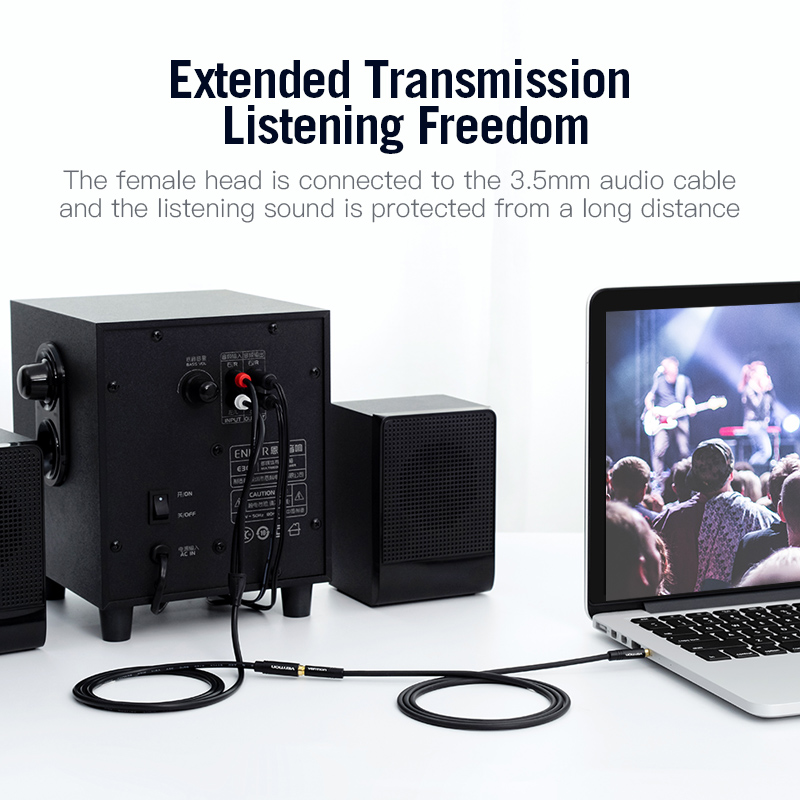 Vention Jack 3.5mm Female to 2 - Home Cinema Solution recension och pris