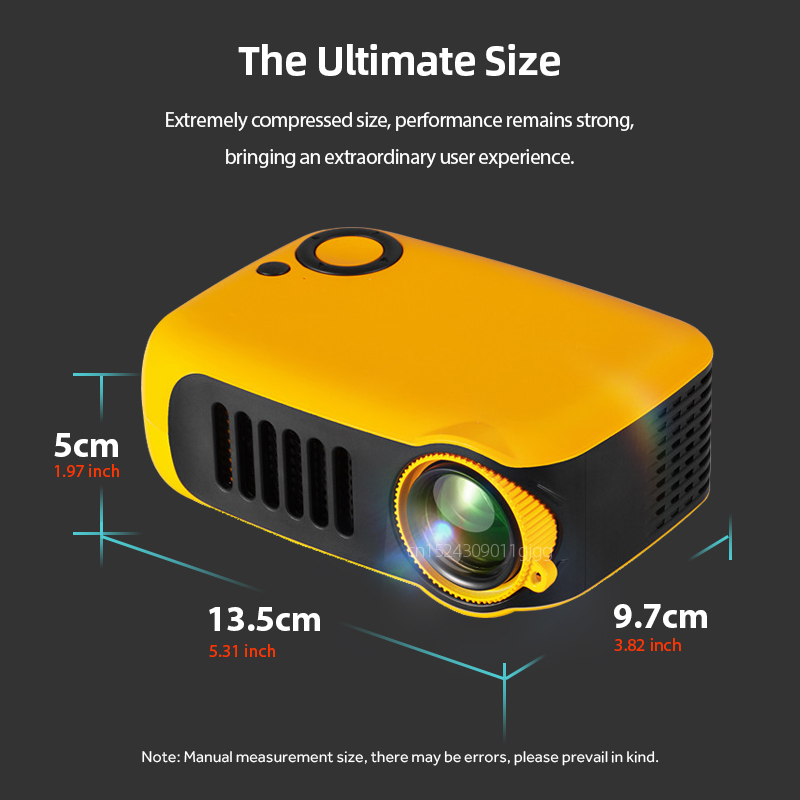 A2000 Mini Projector Portable  - Home Cinema Laser Projector recension och pris