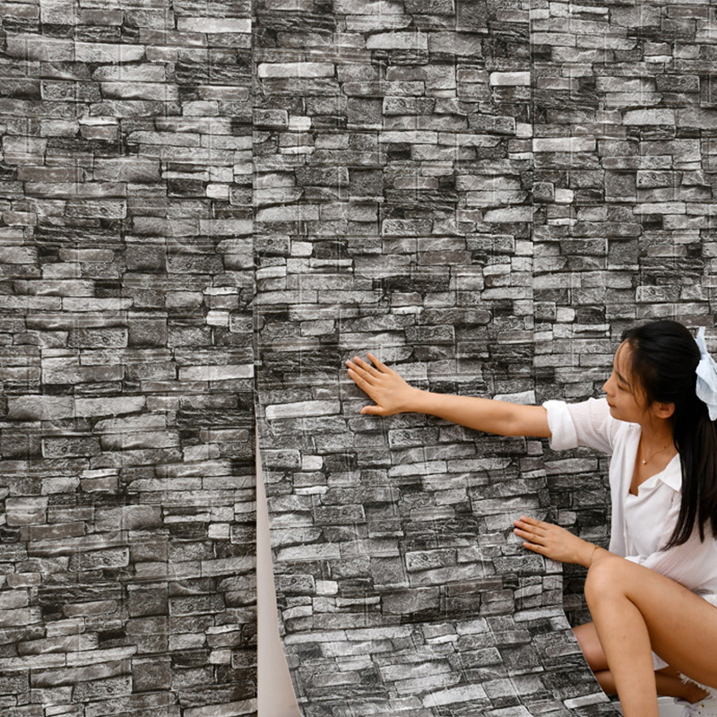 70cm*1m  3D Brick Pattern Wall - Home Cinema Wallpaper recension och pris