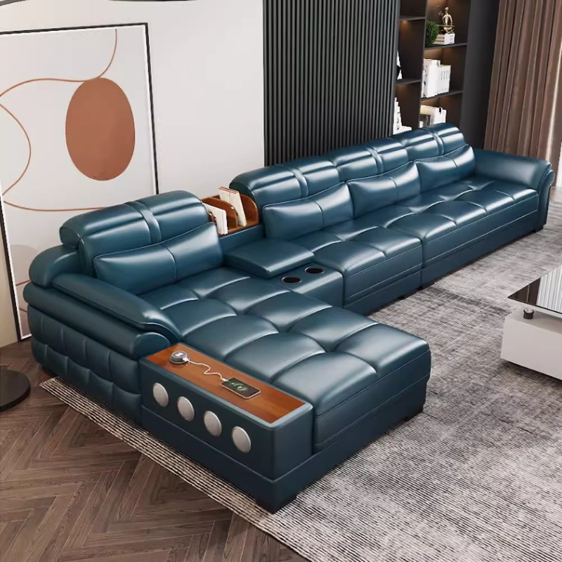 Genuine Leather Small Apartmen - Home Cinema In Small Room recension och pris