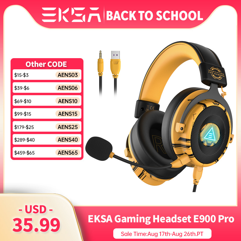 EKSA E900 Pro Gaming Headset 7 - Home Cinema Headphones recension och pris