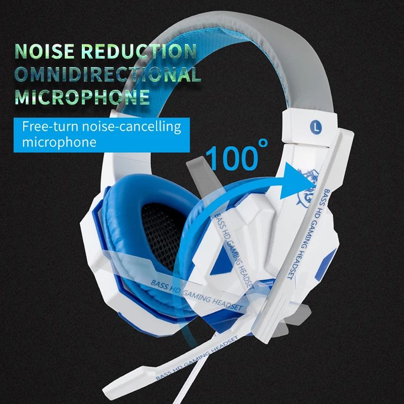 RGB LED Light Gaming Headsets  - Home Cinema Headphones recension och pris
