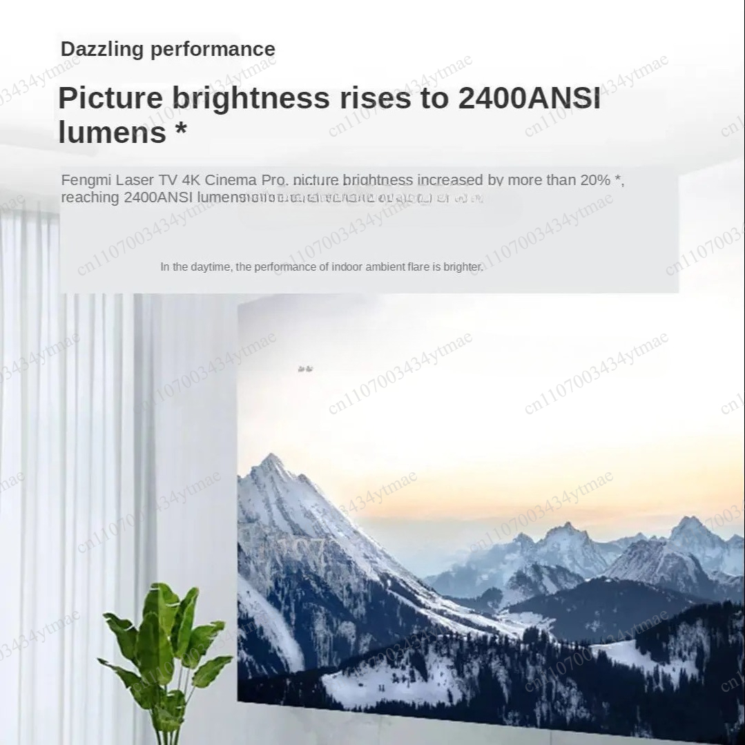 2400 ANSI Lumens 4K Laser Proj - Home Cinema Laser Projector recension och pris