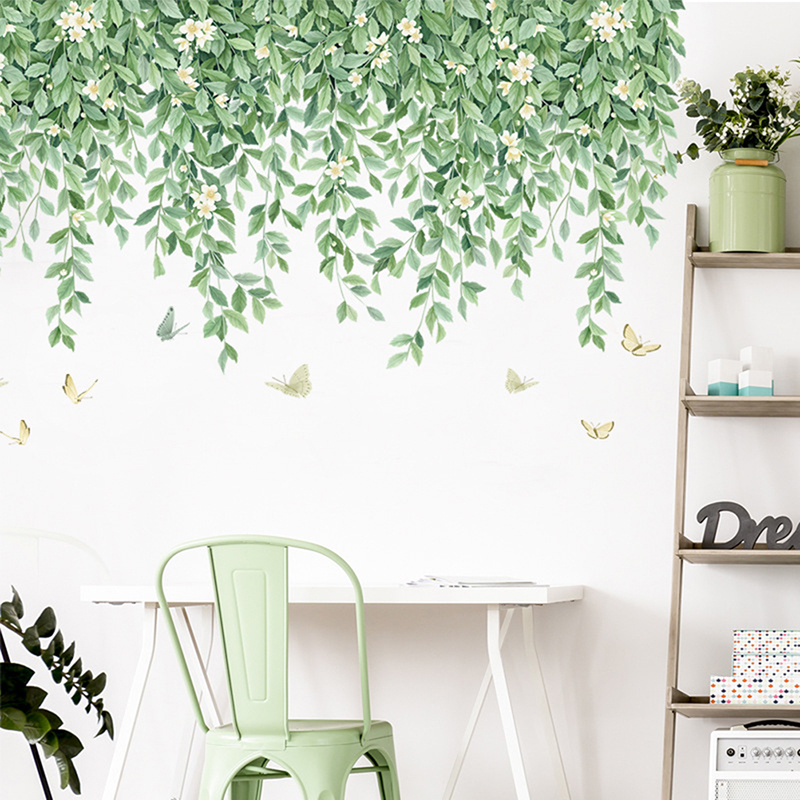 Nordic Fresh Plant Wall Sticke - Home Cinema Wallpaper recension och pris
