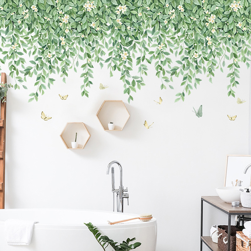 Nordic Fresh Plant Wall Sticke - Home Cinema Wallpaper recension och pris