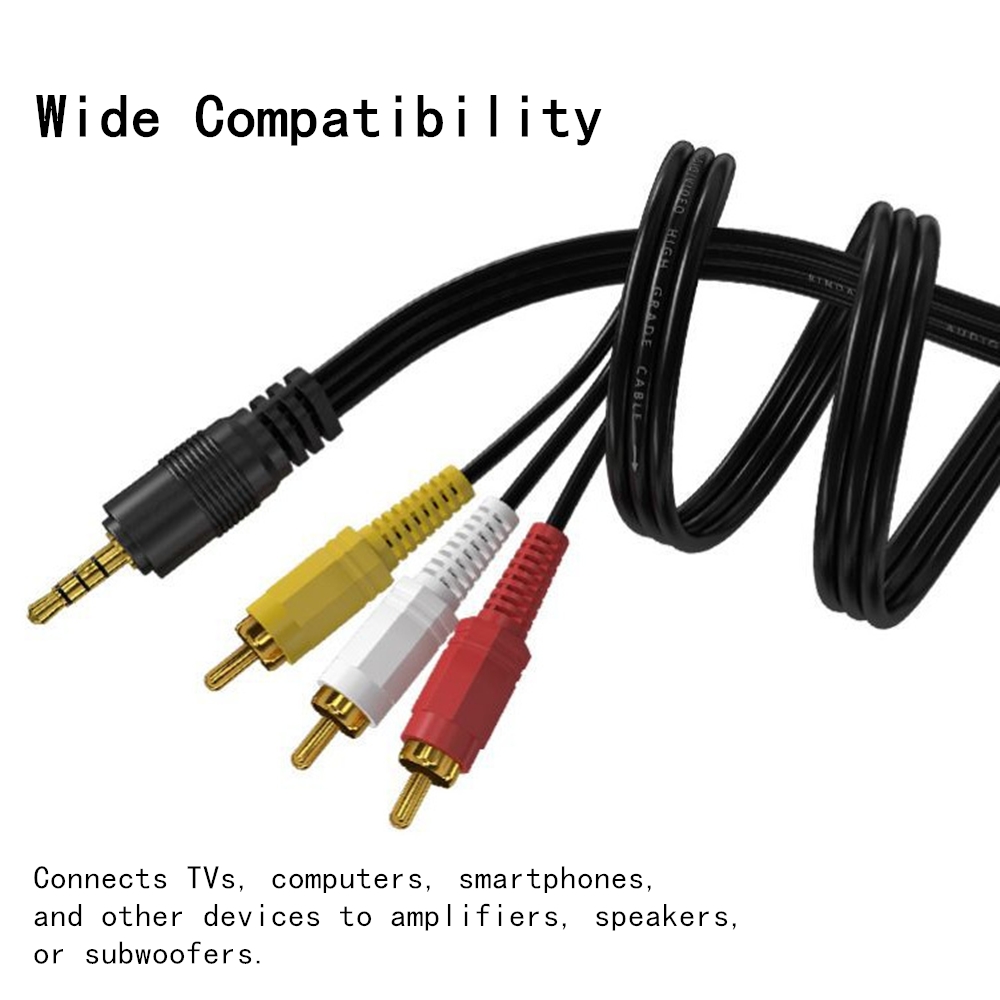 3.5mm to 3 RCA Audio Video Cab - Home Cinema Marantz recension och pris
