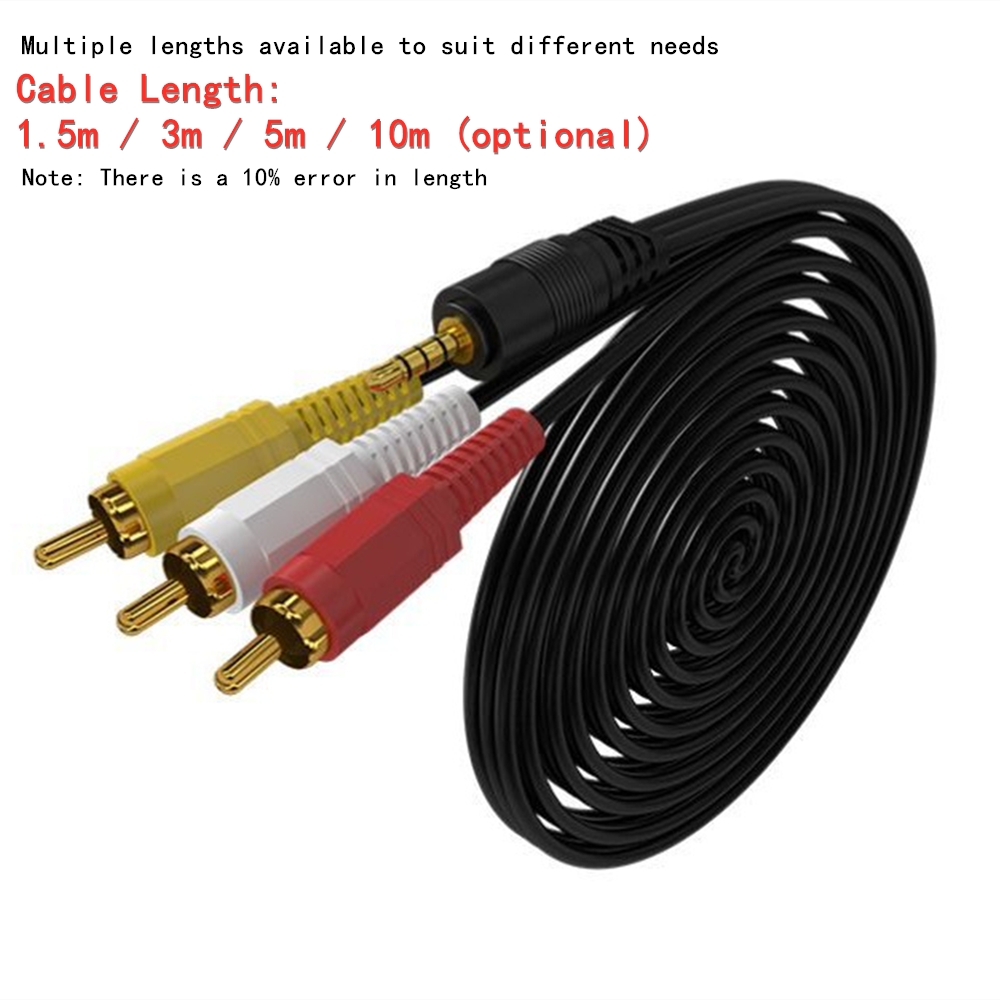 3.5mm to 3 RCA Audio Video Cab - Home Cinema Marantz recension och pris