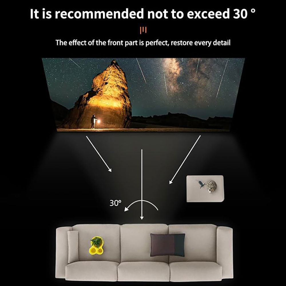 LEJIADA New 16:9 Grey Anti-Lig - Projector Screen 100 Inch recension och pris
