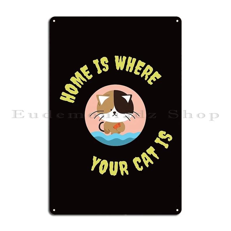 Home Is Where Your Cat Is Meta - Home Cinema Wall Design recension och pris