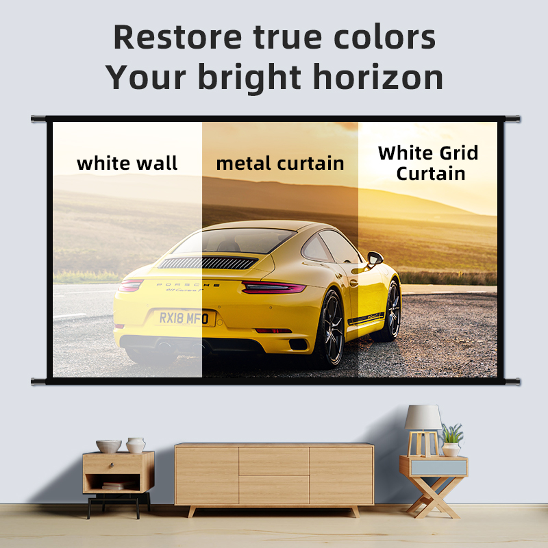 Projector Screen With Stand Wh - Projector Screen 100 Inch recension och pris