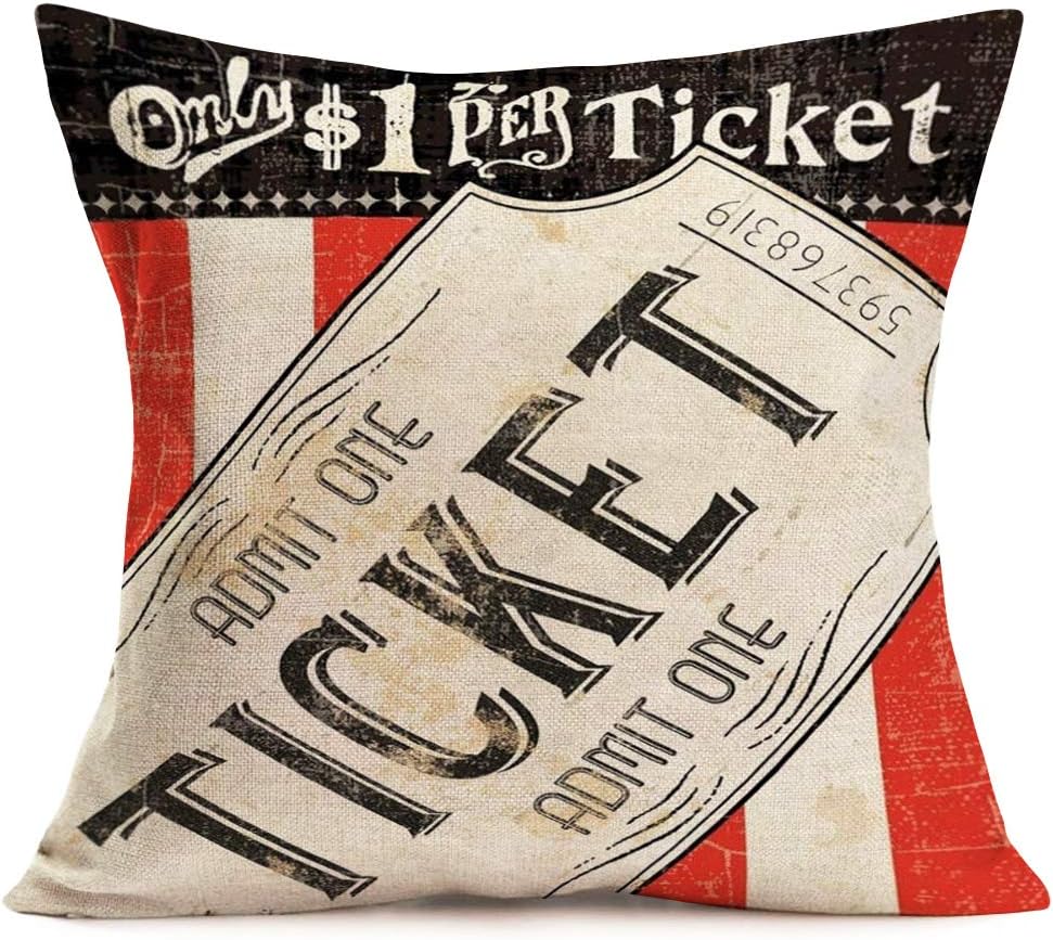 Vintage Cinema Decorative Pill - Home Cinema Tickets recension och pris