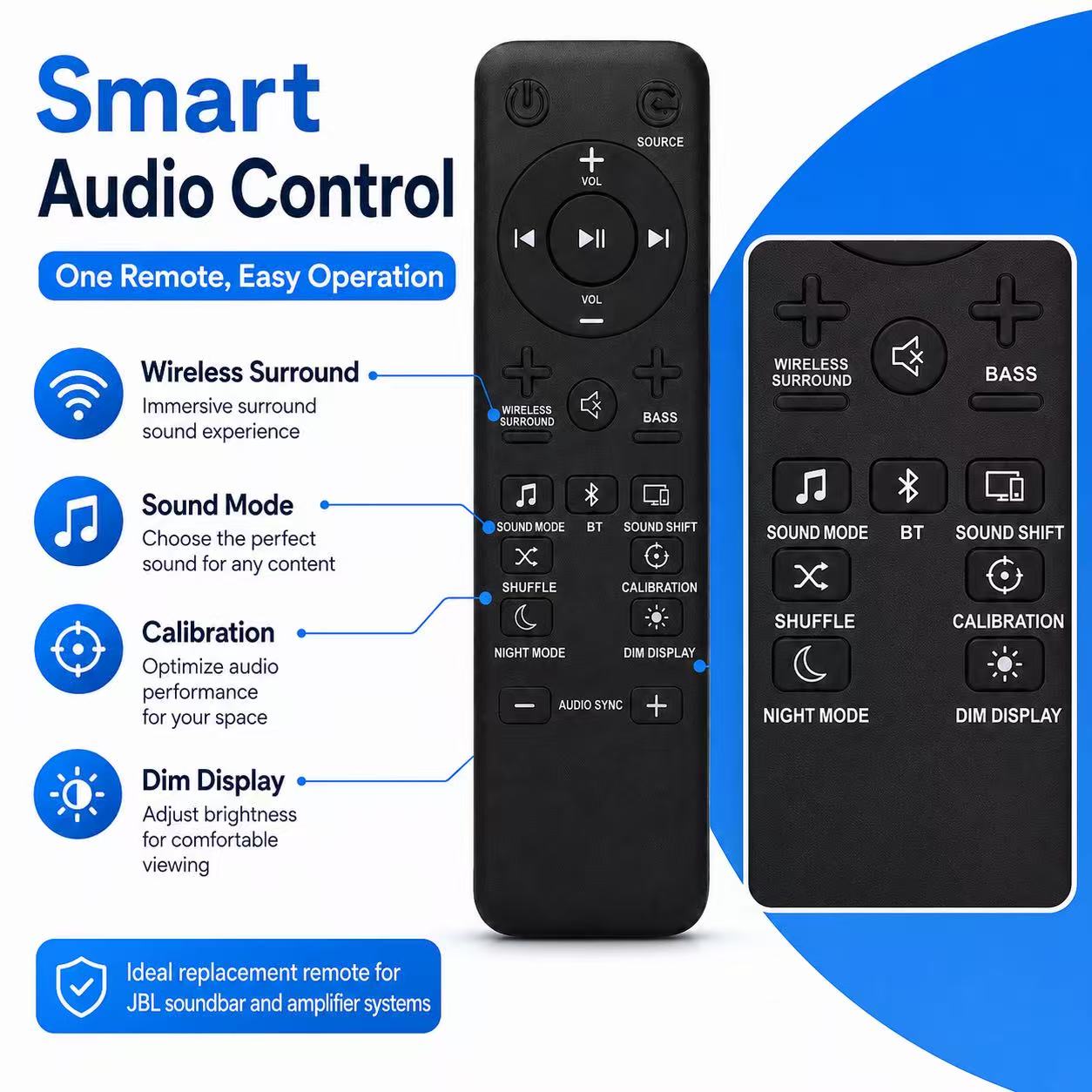Remote Control For JBL Bar 2.1 - Home Cinema Jbl 5.1 recension och pris
