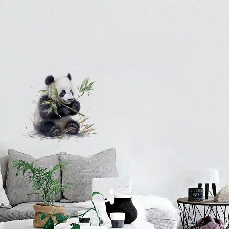 C76# Watercolor Panda Wall Sti - Home Cinema Wallpaper recension och pris