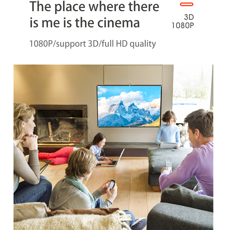 VEIDADZ 60-200 inch Portable F - Projector Screen 100 Inch recension och pris