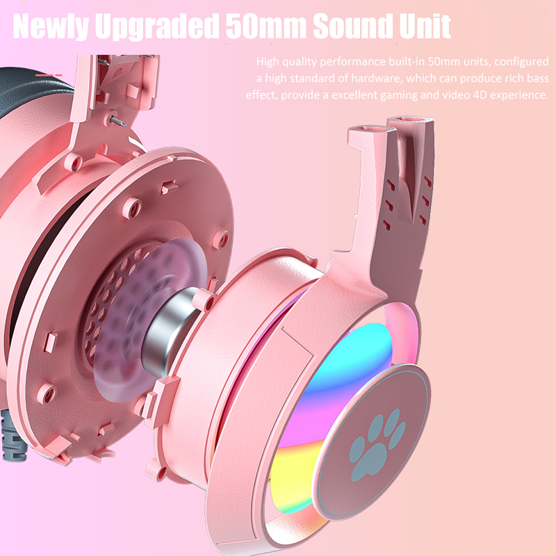 Cute Cat Ear Gaming Headphones - Home Cinema Headphones recension och pris