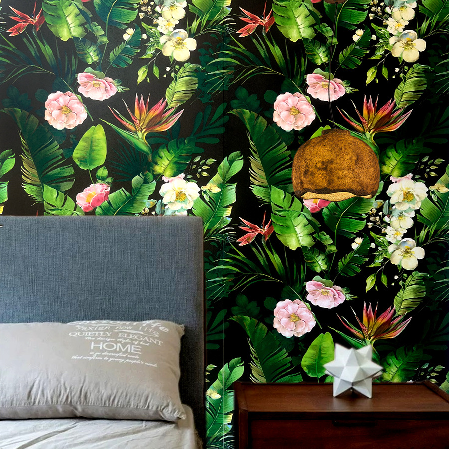 Tropical Rainforest Green Plan - Home Cinema Wallpaper recension och pris