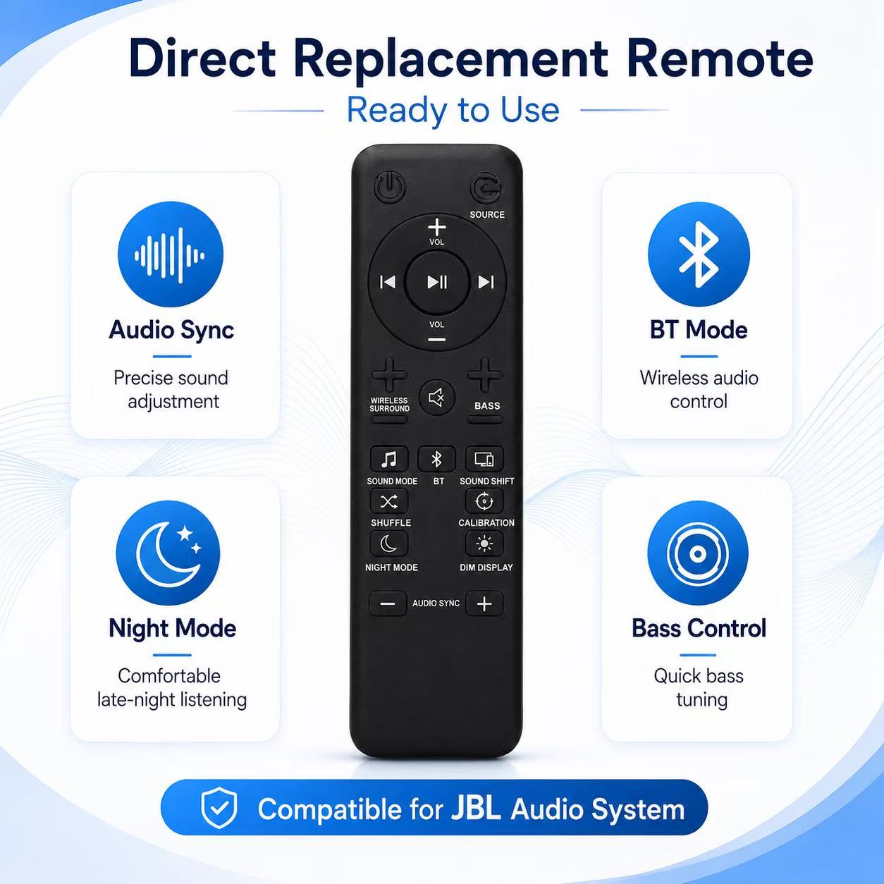 Replacement Remote Control For - Home Cinema Jbl 5.1 recension och pris